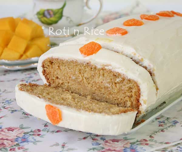 Mango Cake with Cream Cheese Frosting