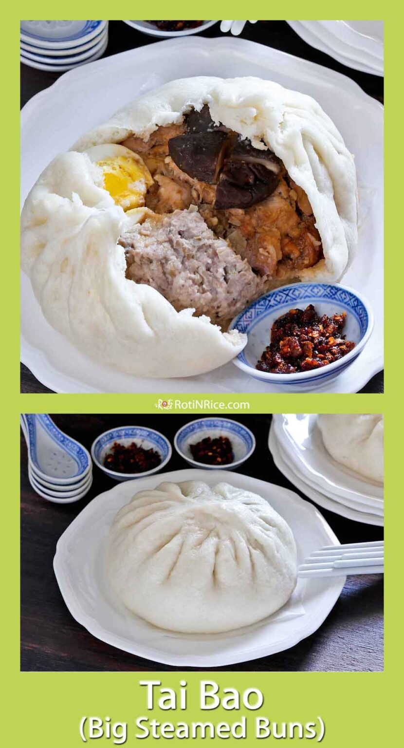 Tai Bao (Steamed Big Buns) - Roti n Rice
