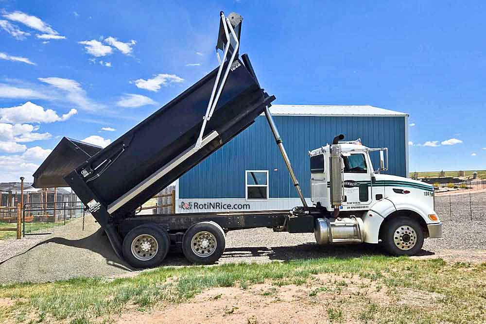 Breeze/crushed granite delivered to our property.